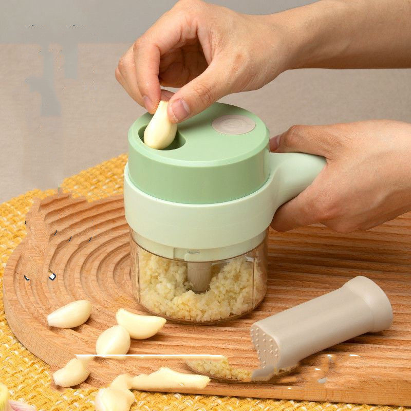 Garlic Food Hand Operated Kitchen Vegetable Slicer Cutter Chopper